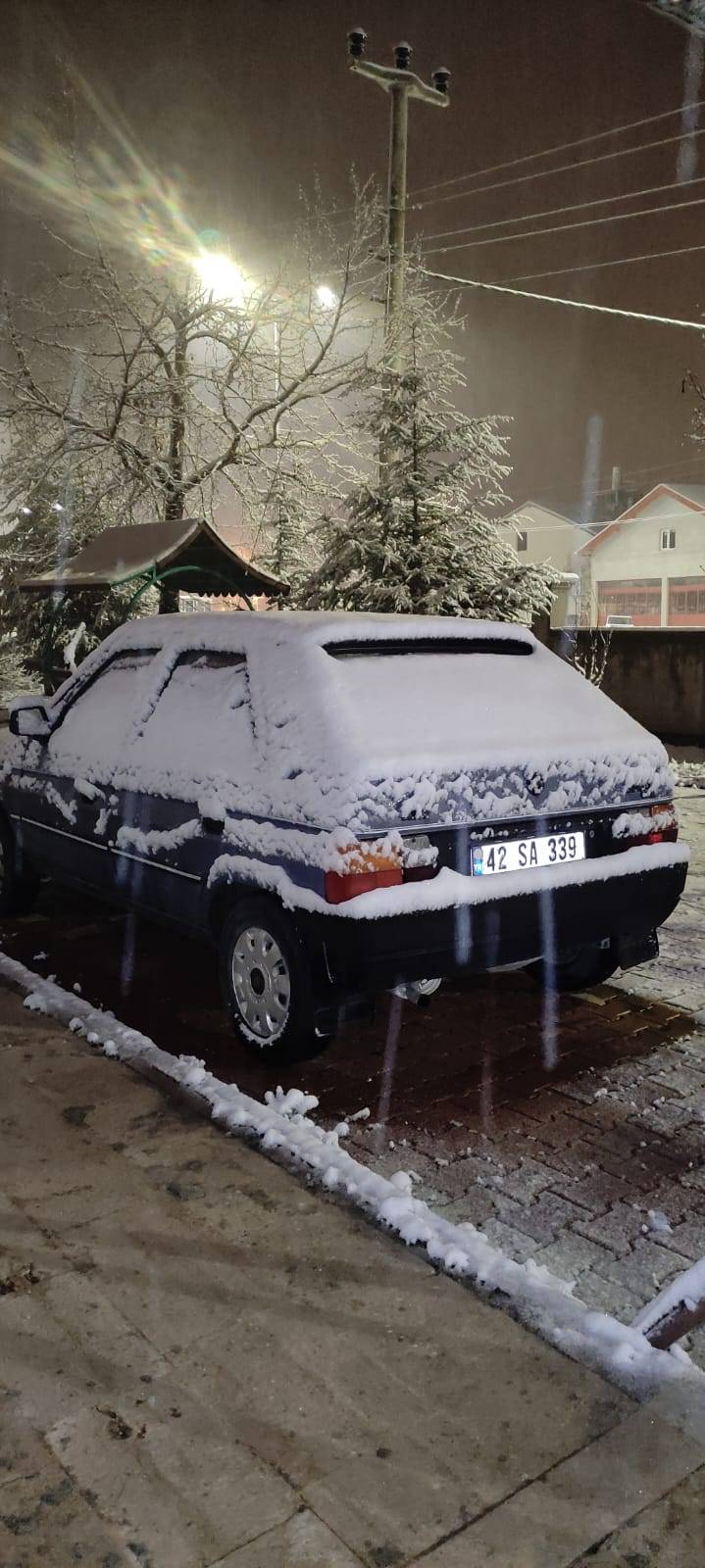 Konya özlediği kışı baharda yaşıyor 15